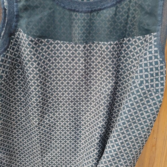 PRETTY GAP BLOUSE GEOMETRIC Medium Ladies Blouse - Picture 3 of 4